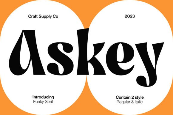 Askey Font: A Funky Serif Typeface for Digital Design
