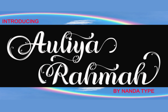 Auliya Rahmah: A Bold Typeface for Memorable Campaigns