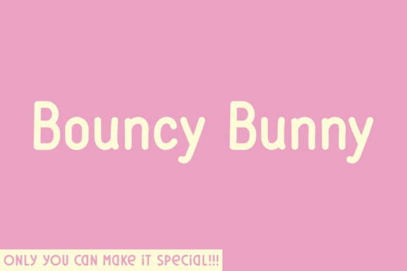 Bouncy Bunny Font: A Playful Typeface for Bold Digital Branding