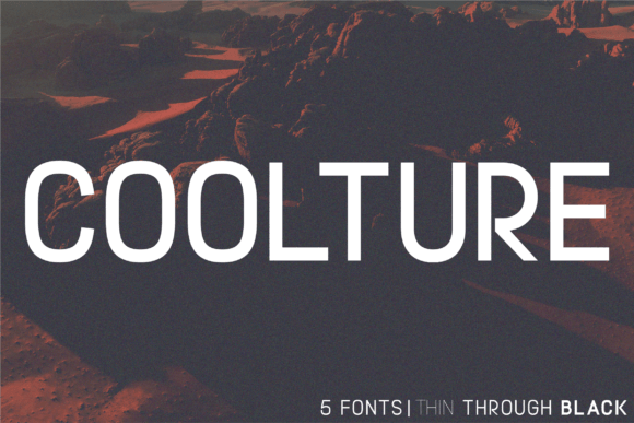 Coolture Font – A Modern Typeface for Craft Creators