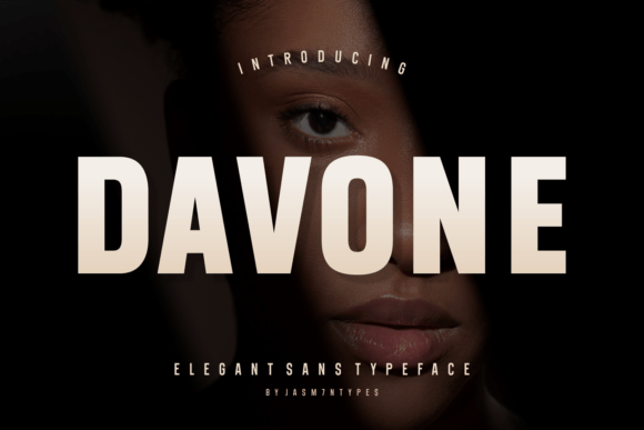 Davone: A Bold Typeface for Digital Marketers