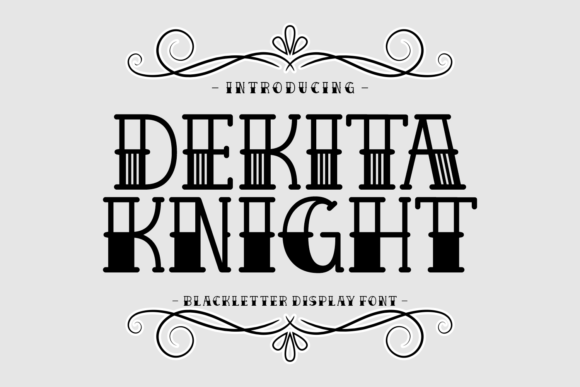 Dekita Knight: A Bold Typeface for Editorial Excellence