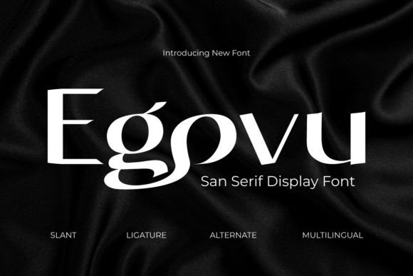 Egovu: A Bold, Distinctive Font for Memorable Campaigns