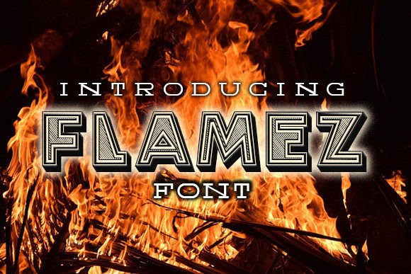 Flamez Font: A Bold Typeface for Dynamic Web Design