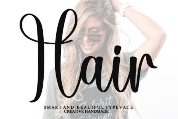 Hair Font: A Bold, Handwritten Typeface for Your Brand