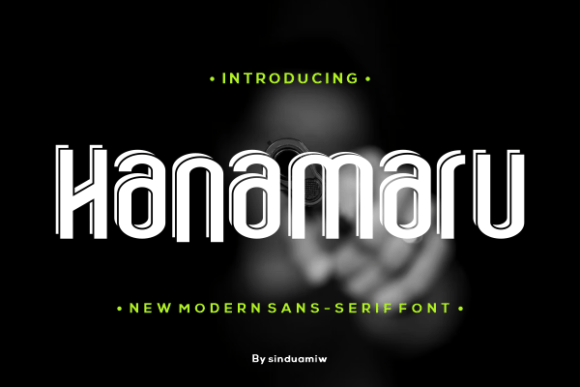 Hanamaru: A Bold Sans Serif Font for Editorial Design