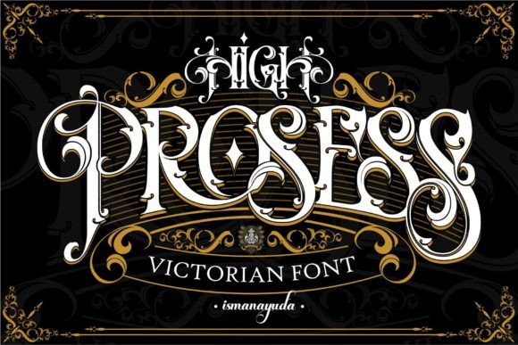 High Prosess: A Bold Blackletter Typeface for Editorial Design