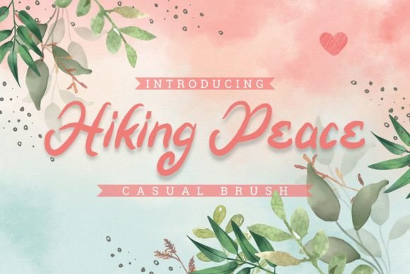 Hiking Peace: A Modern Typeface for Digital Branding