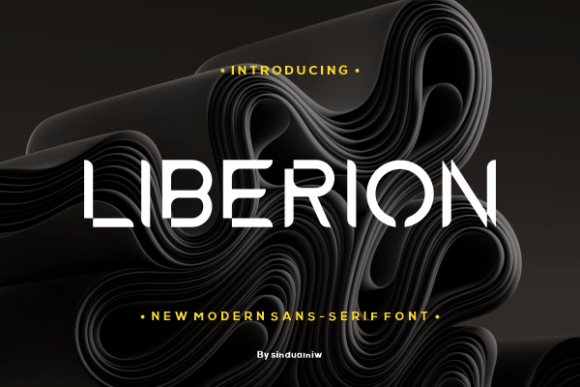 Liberion Font: A Bold Typeface for Crafters and Creative Businesses