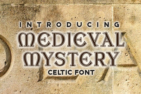 Medieval Mystery Font: A Bold Typeface for Timeless Craft Projects
