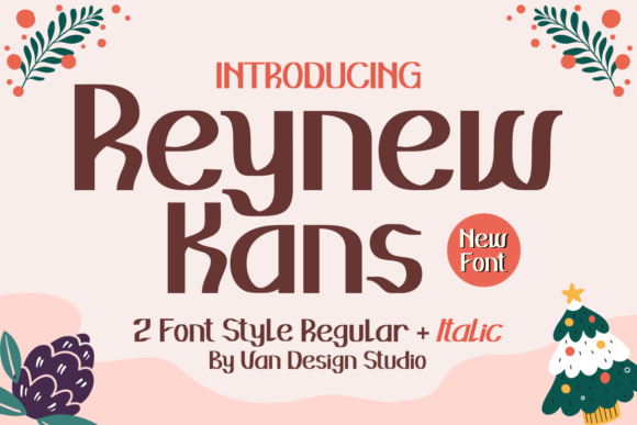 Reynew Kans: A Bold Serif Font for Craft Creations