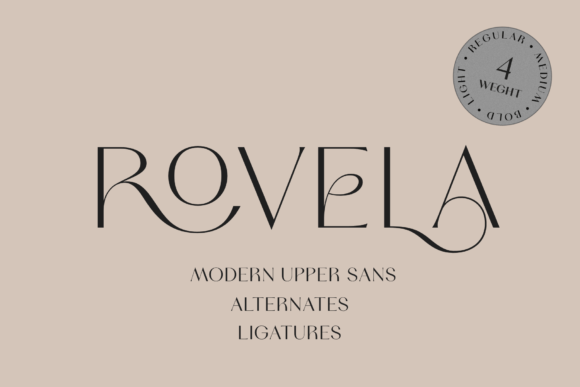 Rovela Font: A Bold Choice for Building Brand Identity