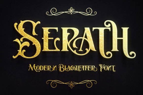 Serath Font: A Bold Typeface for Business Branding