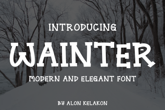 Wainter Font: A Modern Typeface for Digital Branding