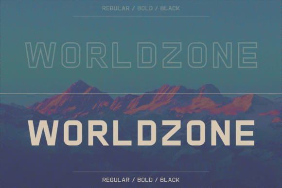 Worldzone Font: A Bold Typeface for High-Impact Campaigns